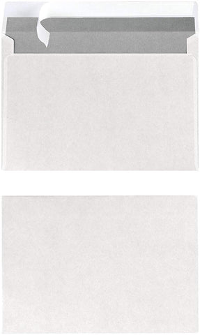 Kuvert 12x18, Weiß mit Strip