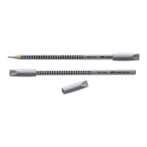 Aufsteck-Radiergummi für Bleistifte, 2er Packung, Faber Castell