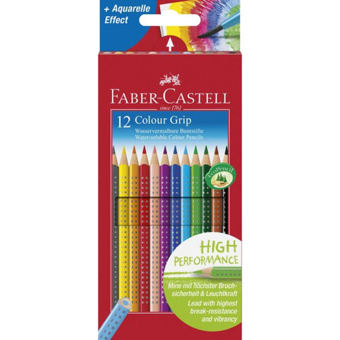 Faber Castell - 12er Set wasservermalbare Buntstifte