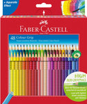 Faber Castell - 48er Set wasservermalbare Buntstifte