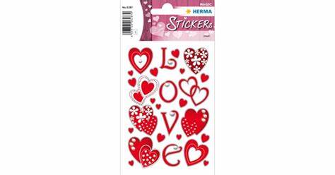 Herma - Dekosticker Love 3D