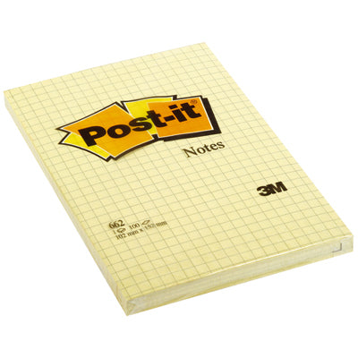 Post-it Notizsticker - 102x152mm (662), karriert