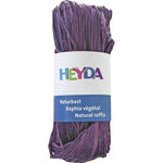 Heyda - Naturbast, bunte Farben