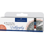 Faber Castell Pitt Artist 4er Set - Calligraphy