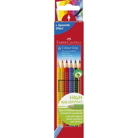 Faber Castell - 6er Set wasservermalbare Buntstifte