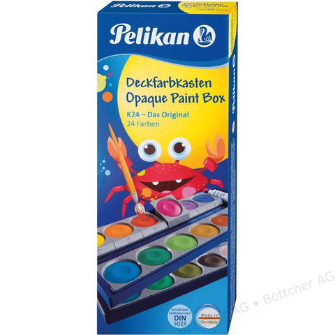 Pelikan Deckfarbkasten, 24 Farben