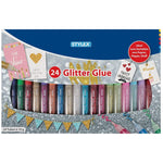 Glitter-Kleber Set - 24 Farben