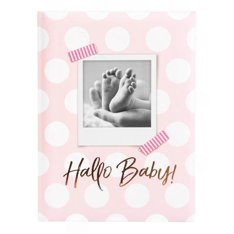 Babytagebuch Hallo Baby rosa