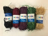 Heyda - Naturbast, bunte Farben