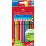 Faber Castell - 12er Jumbo Set wasservermalbare Farbstifte