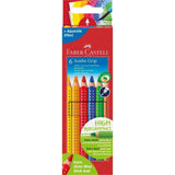 Faber Castell - 6er Jumbo Set wasservermalbare Farbstifte