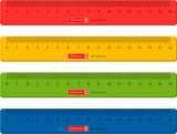 Lineal 16cm, Plastik