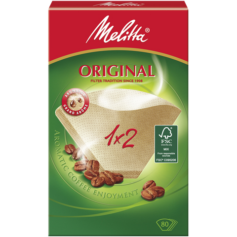 Melitta - Filtertüten Nr.1x2, 80 St.