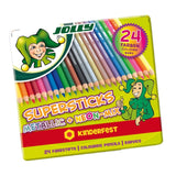 Jolly Supersticks Metal Mix, 24 Farstifte